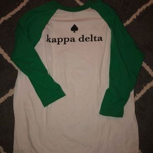 Kappa Delta baseball style shirt!!